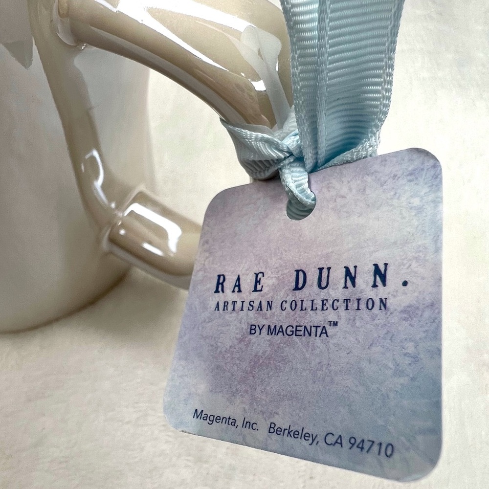 ❌SOLD❌ Rae Dunn NWT LET IT GO Elsa Disney Frozen Iridescent 2 Sided Coffee Mug - Picture 6 of 17